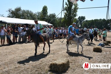 A jó hangulat biztosítva volt az idei szamárversenyen is / Tóth Tibor felvétele