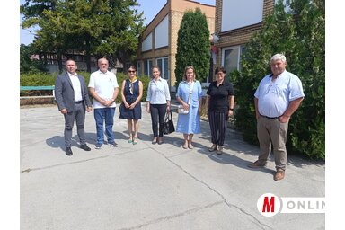 A delegáció elégedettséggel nyugtázta a felújítások menetét (L. Móger Tímea felvétele)