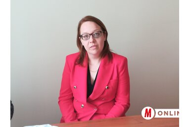 Lőrik Dóra, a magyarcsernyei Petőfi Sándor Általános Iskola igazgatónője (Fotó: Vidács Hajnalka)