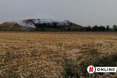 A tűzeset helyszíne (Fotó: Vidács Hajnalka)