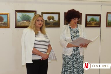 Túri Lívia és Maksó Éva a kiállításmegnyitón (Csincsik Zsolt felvétele) Túri Lívia és Maksó Éva a kiállításmegnyitón (Csincsik Zsolt felvétele)