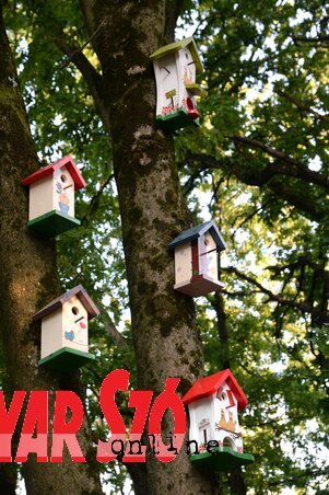 Nemcsak a fákat, bokrokat, virágokat vigyázzák, ápolják, hanem a madarakat is (Dávid Csilla felvétele) Nemcsak a fákat, bokrokat, virágokat vigyázzák, ápolják, hanem a madarakat is (Dávid Csilla felvétele)
