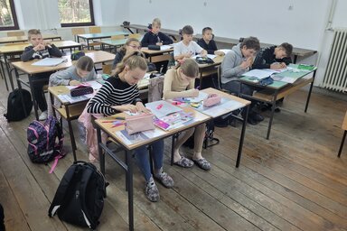 A gunarasi iskola műszaki termében feltétlenül szükséges a padlócsere (Lakatos János felvétele)