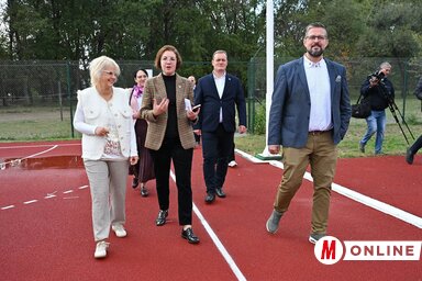 Megújult a Majsai Úti Általános Iskola sportpályája is / Molnár Edvárd felvétele