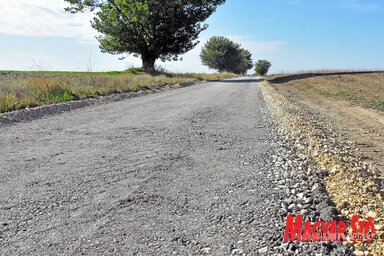 Az út három méter széles lesz (Gergely Árpád felvétele)