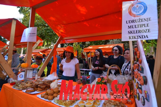 A Bánáti Frühstückön finomságokkal teli asztalok várták a séta közben megéhező embereket (Vidács Hajnalka felvétele) A Bánáti Frühstückön finomságokkal teli asztalok várták a séta közben megéhező embereket (Vidács Hajnalka felvétele)