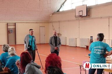 Nyeső Paul és Szatmári Adrián köszöntötte a megjelenteket (Fotó: Tóth Péter felvétele)