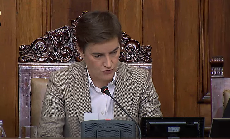 Ana Brnabić házelnök szerint a parlamentarizmus szégyenfoltja az ellenzéki törvénymódosítási javaslat (YouTube/ParlamentSrbija) Ana Brnabić házelnök szerint a parlamentarizmus szégyenfoltja az ellenzéki törvénymódosítási javaslat (YouTube/ParlamentSrbija)