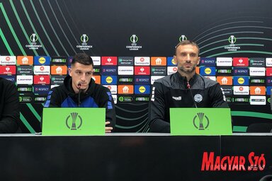 Mihajlo Banjac (balról) és Jovan Damjanović (Fotó: Erős Kincses Krisztina felvétele)
