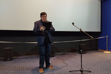 Agárdi Gábor a vajdasági magyar filmkészítés fontosságát hangsúlyozta (Lukács Melinda felvétele)