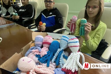 A horgolt koripok a legjobb helyre kerültek (Fotó: Vidács Hajnalka)