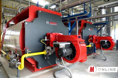 A kazánok begyújtásához folyamatos és biztonságos földgázellátás kell