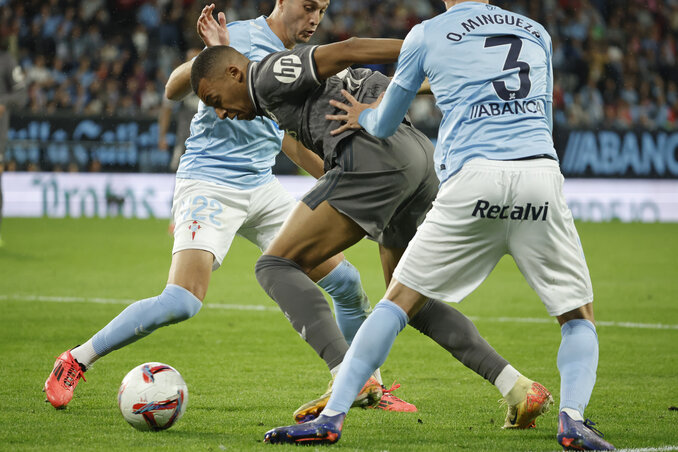 Kylian Mbappé tarthatatlannak bizonyult a Celta Vigo számára (Fotó: Beta/AP) Kylian Mbappé tarthatatlannak bizonyult a Celta Vigo számára (Fotó: Beta/AP)