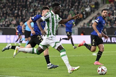 A Ferencvárosnak Cissé egyetlen találata is elég volt a győzelemhez (Fotó: Beta/AP)