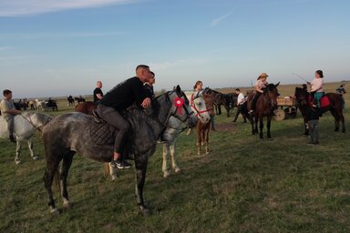 A jószágok behajtva, jöhet a zimankó (Fotó: Gergely Árpád felvétele)