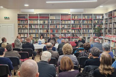 Kerekasztal-beszélgetés a lap múltjáról és jelenéről (Csőke Márk felvétele)