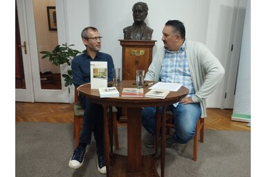 Bene Zoltánnal Sándor Zoltán beszélgetett (Lukács Melinda felvétele)