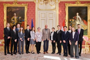 Magyarország köztársasági elnöke a Sándor-palotában fogadta a 2024-es TUDOK díjazottjait (Forrás: Sándor-palota)