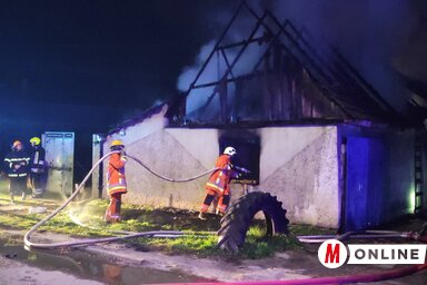 A ház teljesen kiégett (Horváth Attila felvétele)