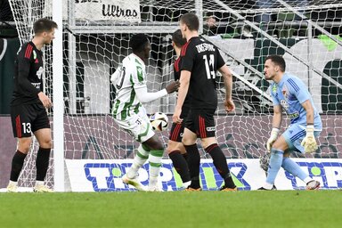 Traoré gólja a Debrecen ellen (Fotó: MTI)