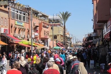 Átlagos nap Marrakeshben