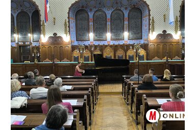 Fejes Krisztina műsorán Franz Schubert és Liszt Ferenc művei szerepeltek (Dér Dianna felvétele)