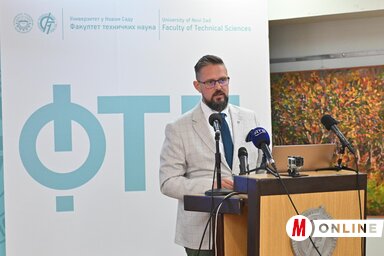 Juhász Bálint: A globális klímaválság idejében rendkívül jelentős az elektromos autóbuszok beiktatása a városi közlekedésbe  (Fotó: Ótos András)
