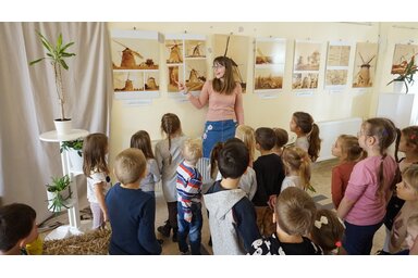 Számos érdekességet hallhatnak a szélmalmokról a gyerekek (Fotó: Topolya Község Múzeuma)