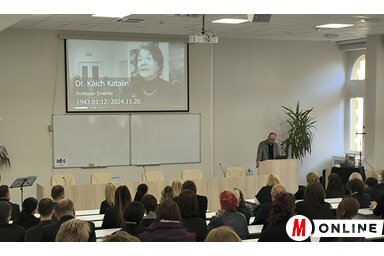 Szabadkán dr. Samu János idézte meg dr. Káich szellemiségét (Dér Dianna felvétele)