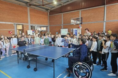 Borislava Perić-Ranković szerb para-asztaliteniszező (Fotó: Kancsár Izabella)