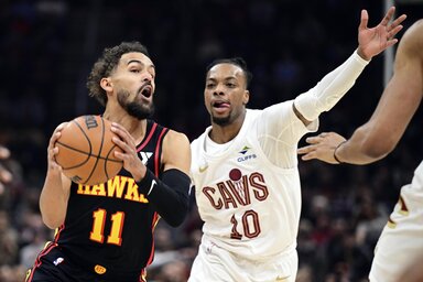 Trae Young több gólpasszt osztott ki, mint amennyi pontot szerzett (Fotó: Beta/AP)