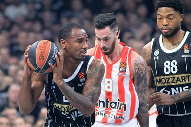 A Partizan a meccs végén játszott a legjobban (Fotó: Beta/AP)