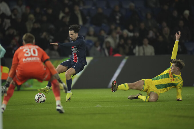 A PSG sem lehetett elégedett a Nantes ellenfeleként (Fotó: Beta/AP) A PSG sem lehetett elégedett a Nantes ellenfeleként (Fotó: Beta/AP)