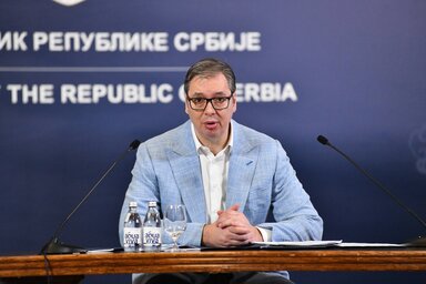 Vučić: A közvélemény-kutatások szerint a polgárok a legnagyobb problémát az erőszakos tüntetésekben látják (Fotó: Beta)