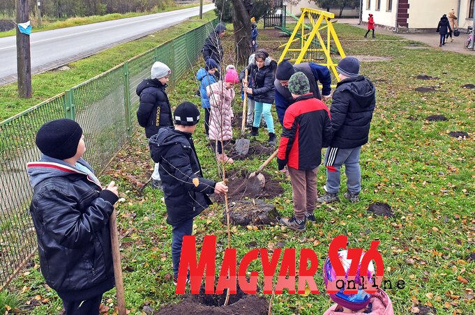 A tanulók kivették a részüket a munkából (Fotó: Gergely Árpád felvétele) A tanulók kivették a részüket a munkából (Fotó: Gergely Árpád felvétele)