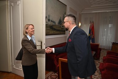 Juhász Bálint vendégével, Charlotte Sammelinnel (Ótos András felvétele)