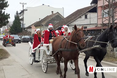 Temerinbe érkezik a Mikulás (Fotó: Fúró Dénes felvétele)