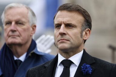 Macron kizárta, hogy lemond (Fotó: Beta/AP)