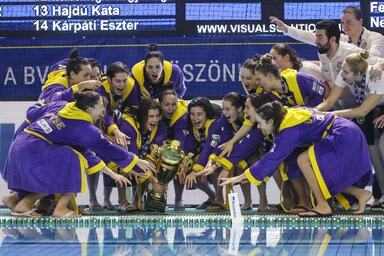 Összességében ez volt az UVSE hetedik kupagyőzelme (Fotó: MTI)