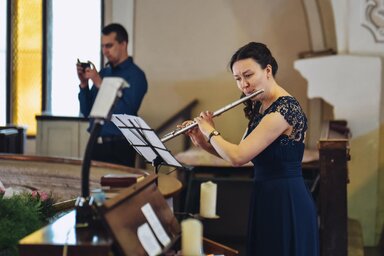Bársony Zsóka egyik fellépésén (Forrás: Bársony Zsóka)