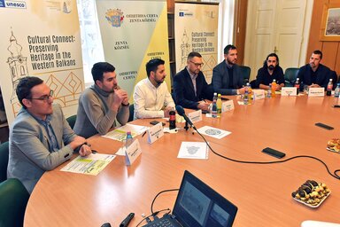 A sajtótájékoztatón részt vettek a projekt fő partnerei (Gergely Árpád felvétele)
