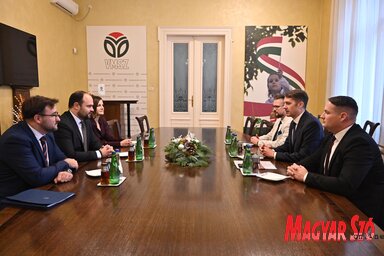 Nacsa Lőrinc nemzetpolitikáért felelős államtitkár Szabadkára és Topolyára látogatott (Ótos András felvétele)