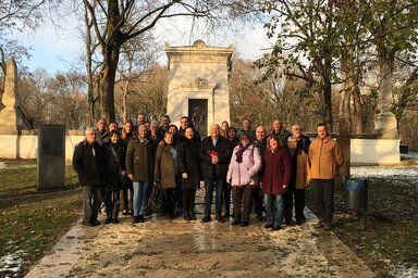 Tiszakálmánfalvi lakosok egy kisebb csoportja nemrégiben testvértelepülésén, a magyarországi Geszten járt