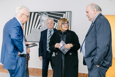 Maja Gojković a SANU vezetőivel (Fotó: A tartományi kormány sajtóirodája)