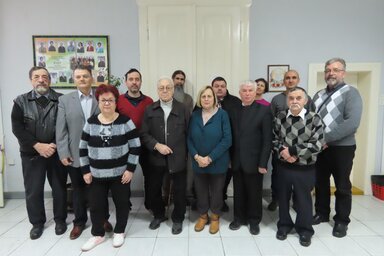 Az V. Kistérségi Médiumok Találkozójának résztvevői (Kopasz Réka felvétele)