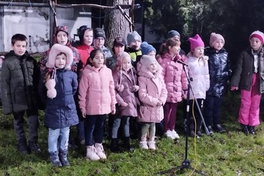 Az adventi műsor főszereplői a gyerekek voltak / Lukács Melinda felvétele