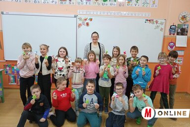 A karácsonyi kézműves foglalkozásokat a Petőfi Sándor Általános Iskolában is megtartották (Kancsár Izabella felvétele)