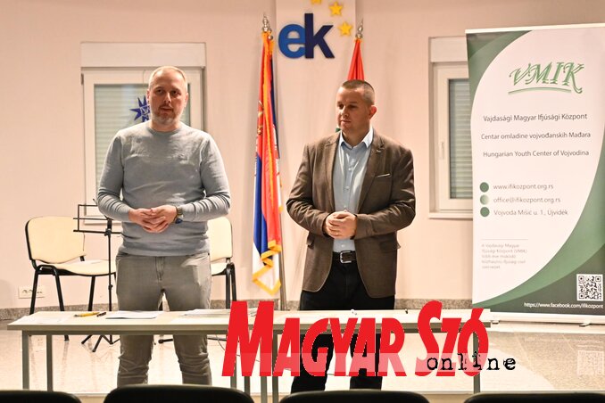 Kovács Birkás Zsolt és Bájity Borisz (Fotó: Ótos András felvétele) Kovács Birkás Zsolt és Bájity Borisz (Fotó: Ótos András felvétele)