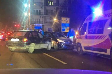 Szinte egyidőben két közlekedési baleset történt Szabadkán (Fotó: Eno su/Viber csoport)