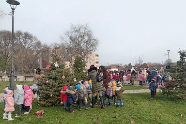 Ünnepi hangulat a Rendezvények terén (Turi Orsolya felvétele)